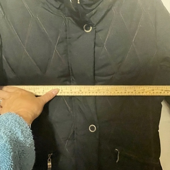 Cleo Womens Quilted Jacket Down Filled Puffer Full Zip Contrast Thread Size Medi - Picture 7 of 12